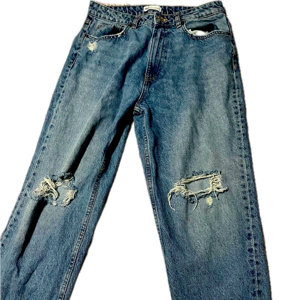 Size 10 ZARA jeans ripped jeans , NWOT. open to offers. i will hold if necessary